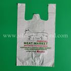 white carrying bags with custom printing for shopping