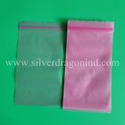 antistatic plastic ziplock bags in pink color