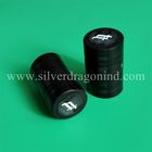 Matt black pvc shrink capsules with tear strip