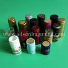 Burgundy PVC shrink capsules,size 34x65mm, for drink sealing, with tear strip