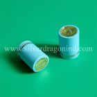 Blue PVC shrink capsules for drink sealing, size customized, with embossing on top
