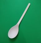 disposable biodegradable & 100% compostable PLA cutlery spoon,160mm length,white color