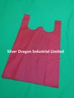 Red Eco-Friendly Biodegradable Non-woven T-Shirt Bags,Non-woven vest Bags, Non-woven shopping Bags,30*14*50cm*50g