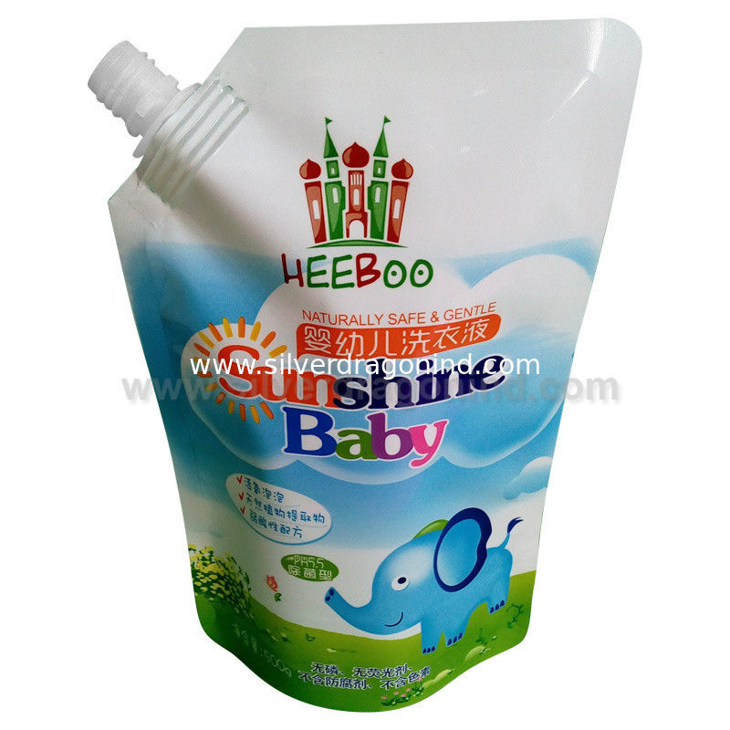 producer of stand up spout pouches,  200/500/1000/1500/2000ml, for washing liquid packing