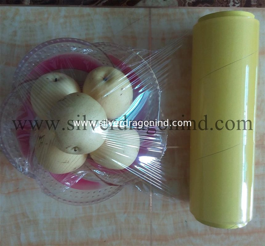 PVC Cling Film for fruit wrapping (Size 10microns x 300mm x 300m)
