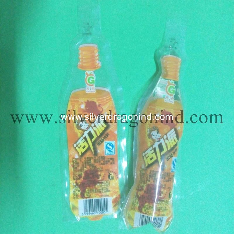 150ml Plastic drink bag with Bottle shape