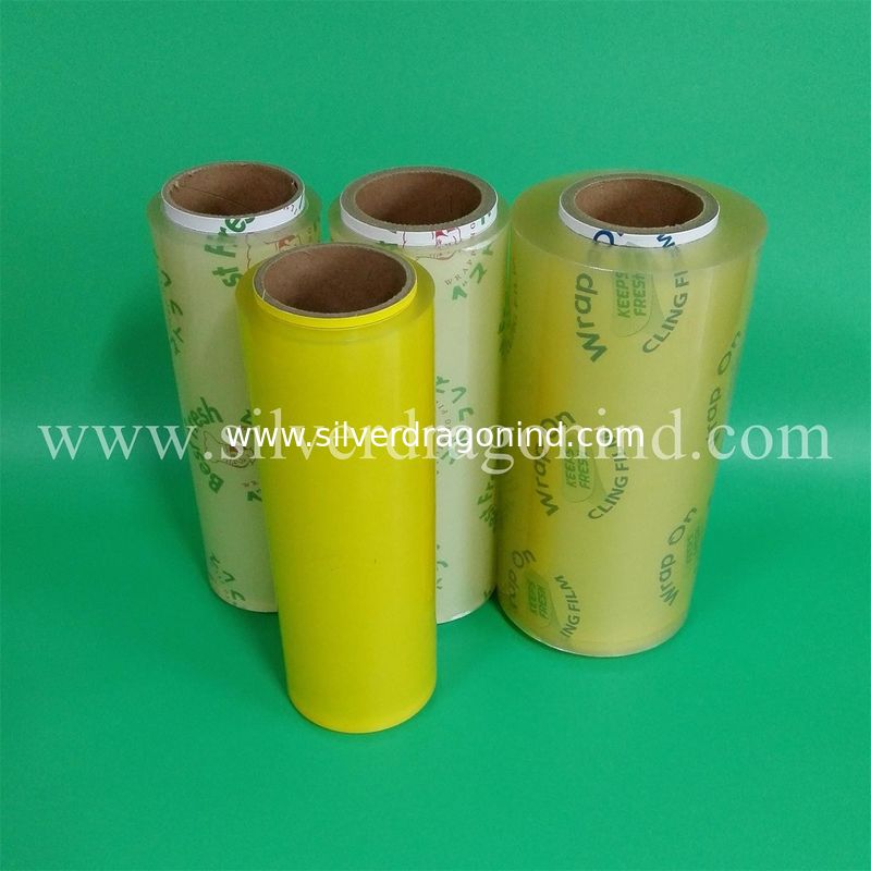 Crystal clear PVC Cling Film for food wrapping