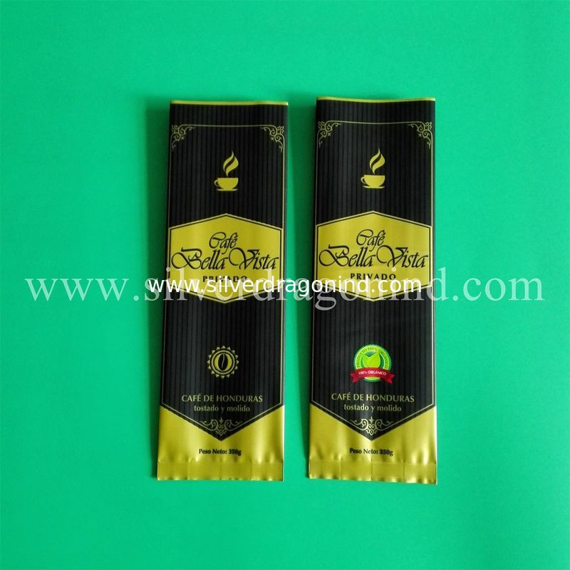 Custom printed gusset coffee bags 250/350/450/500/1000g, professional manufacturer.