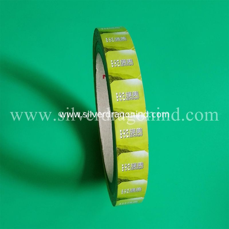 printed tea tags on rolls