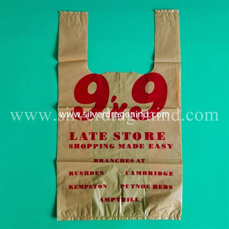 T-shirt bags for shopping use, extra strong