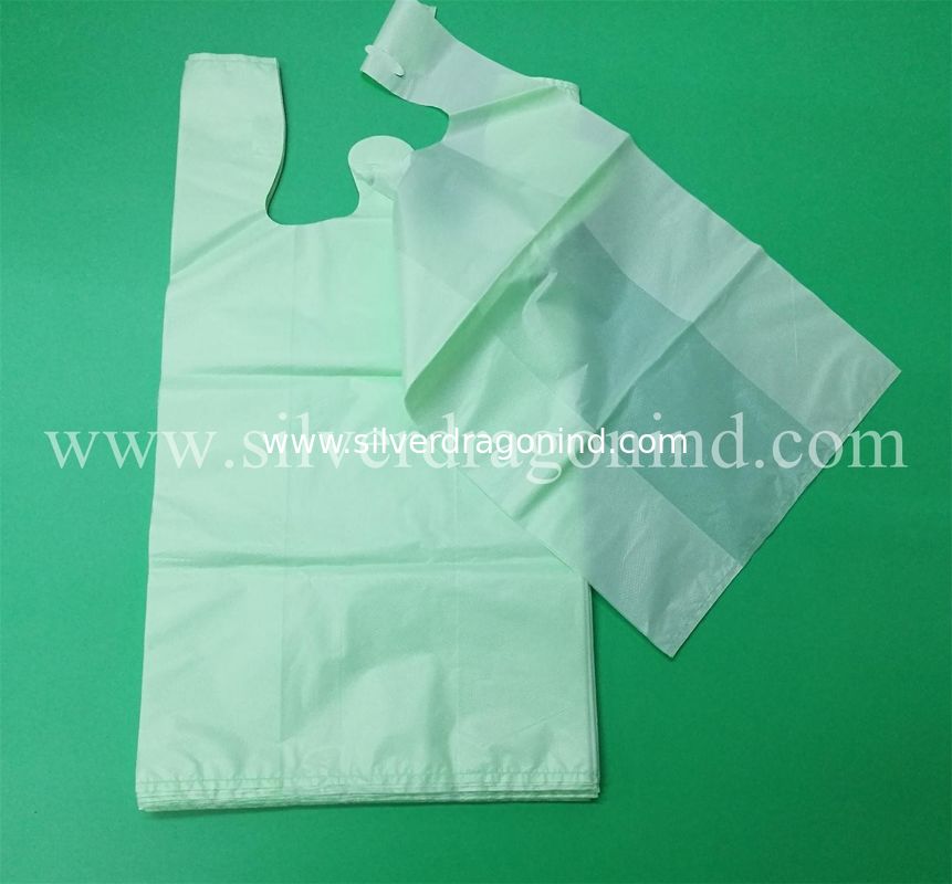 Custom  Biodegradable bag,Bio-Based T-Shirt Bag,Eco-Friendly bag,Wow!High quality,Low price