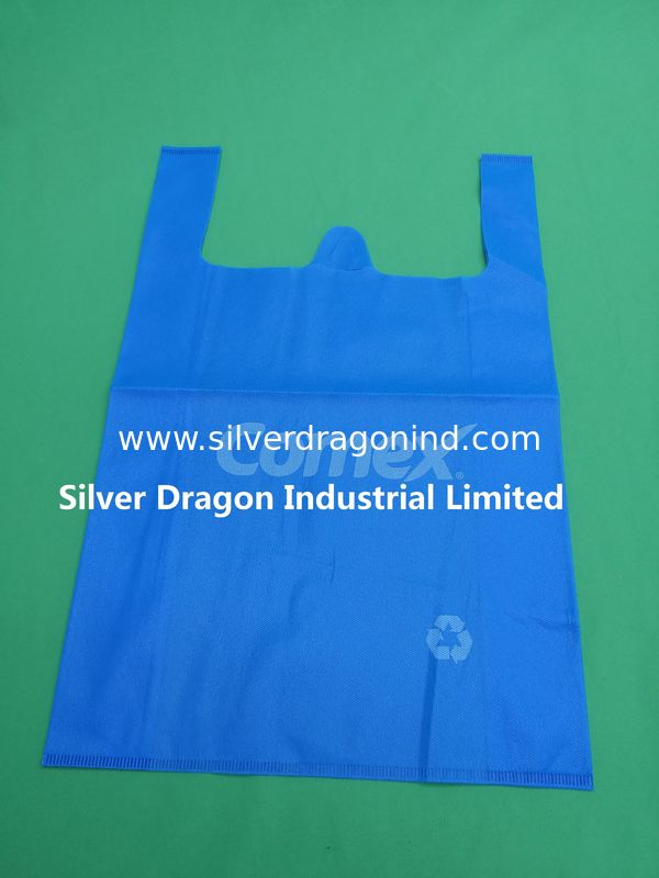 Super Large size Eco-Friendly biodegradable  Non Woven Bag Shopping Bag, T-Shirt Bag,35*18*70cm*50g