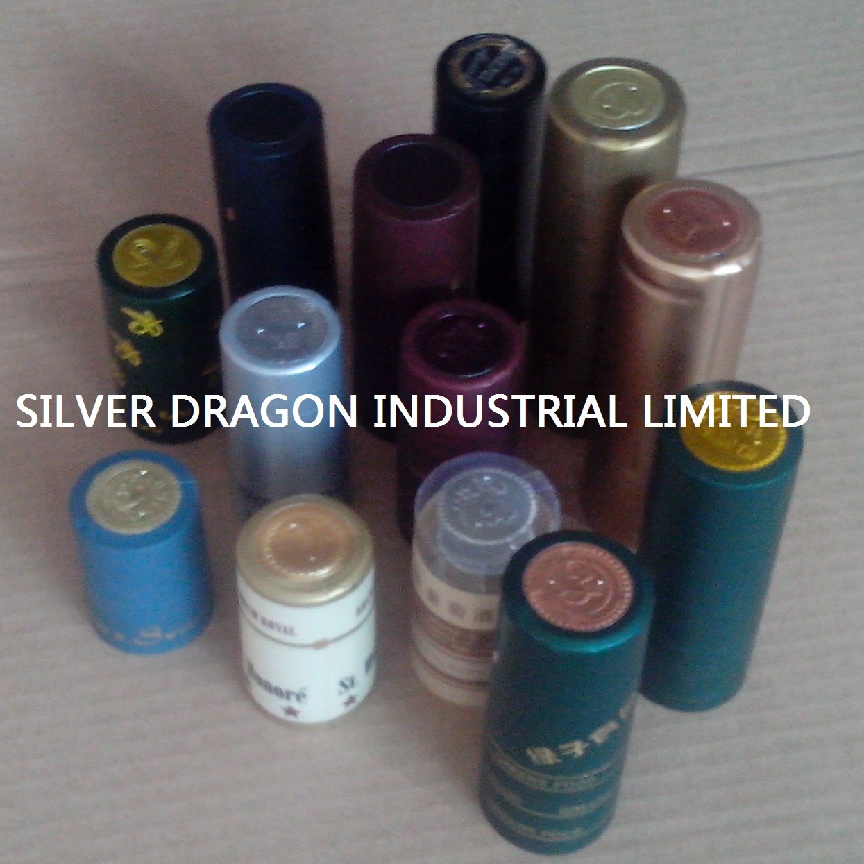 PVC Shrinkable cap seals for wine bottle neck wrapping