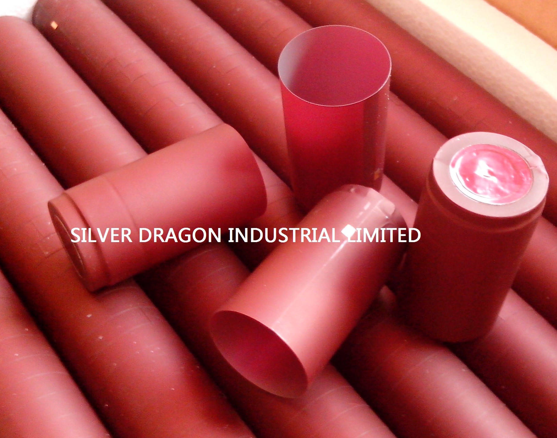 Burgundy PVC Shrinkable cap seals for wine bottle