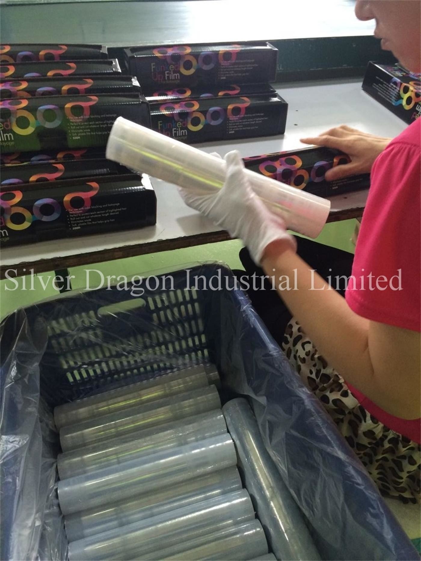 industrial cling film dispenser