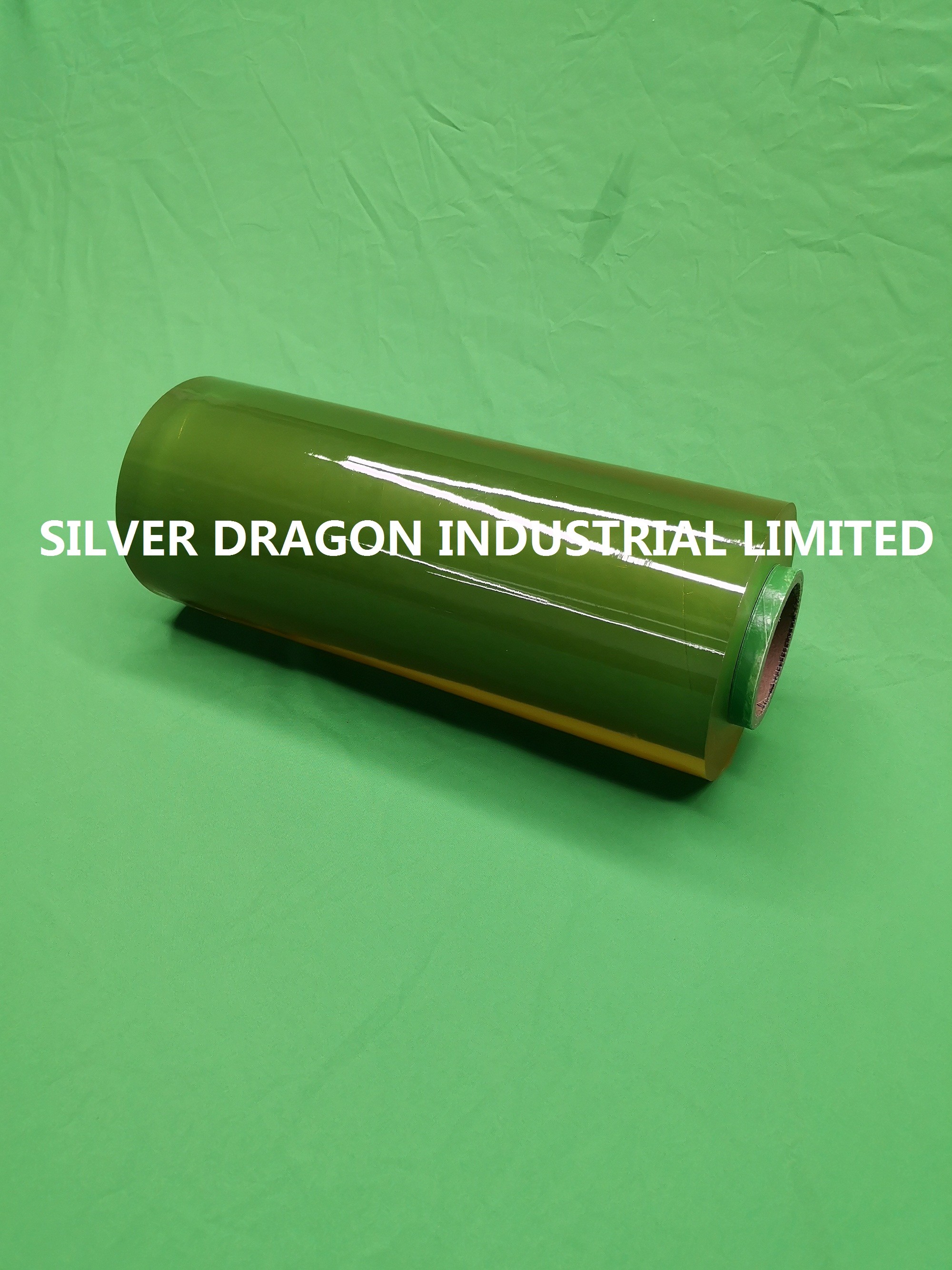 Automatic wrapping machine use PVC Cling Film with green core, Size 12microns x 400mm x 1100m)