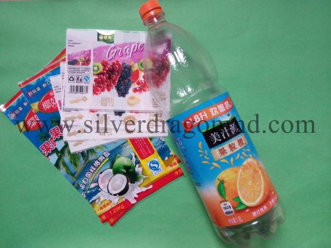 PVC shrink label sleeve or band for bottled water, beverage, drinks,juice and milk packing