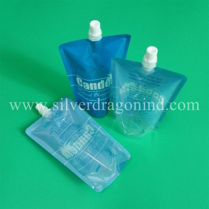 Food grade Middle Spout Stand up Pouch 250ml for milk Packing,doy packing