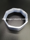 Clear Preformed Octagon PVC Shrink Seals , 425mm LF X 35+12mm X 0.06mm
