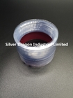 Clear Preformed PVC Shrink Round bands with blue tint , 412mm LF X 35+10mm X 0.05mm