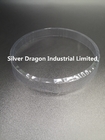 Clear PVC Shrink Round bands with blue tint , 412mm LF X 35+10mm X 0.05mm