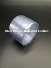Clear PVC Shrink Preformed seals with blue tint , 412mm LF X 35+10mm X 0.05mm