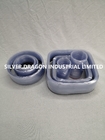 Clear Round PVC Shrink Preforms , 296mm LF X 40+10mm X 0.05mm
