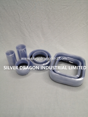 Round Preformed PVC Shrink Bands , 296mm LF X 40+10mm X 0.05mm