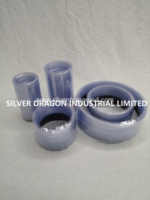 Round Preformed PVC Shrink Bands , 296mm LF X 40+10mm X 0.05mm
