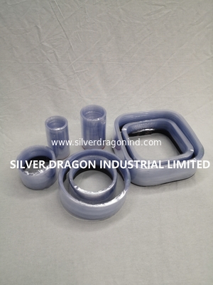 Round Preformed PVC Shrink Bands , 296mm LF X 40+10mm X 0.05mm