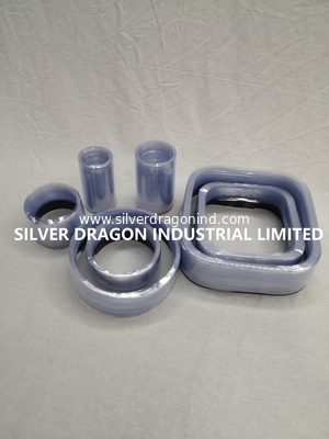 Round Preformed PVC Shrink Bands , 296mm LF X 40+10mm X 0.05mm