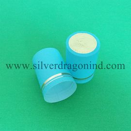 Embossed PVC shrink capsule with hot stamping