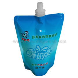 Food grade Middle Spout Stand up Pouch 250ml for milk Packing,doy packing