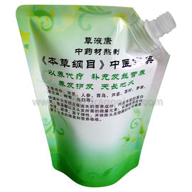 Custom Stand up Spout Pouch for 600g shampoo Packing（ doy packing)