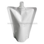 Aluminum Stand up Pouch with spout for liquid chemical Packing（ doy packing)