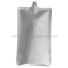Aluminum Stand up Pouch with spout for liquid chemical Packing（ doy packing)