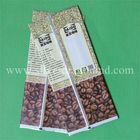 454 gram coffee bean back-sealed coffee bags with side gusset