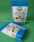 Food grade stand up pouches with zipper and tear notch for food packing