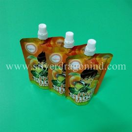 Stand up spout pouch for 200ml orange juice packing