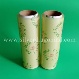 The cheapest PVC food cling film with custom logo printed