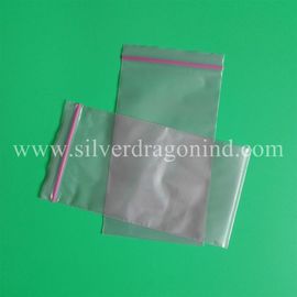 antistatic plastic ziplock bags in pink color
