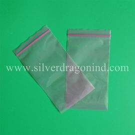 antistatic plastic ziplock bags in pink color