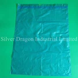 light blue drawstring garbage bags, made of HDPE, heavy duty, high quality, competitive price, professional producer