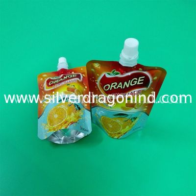 Custom juice pouch, 200ml stand up spout pouch
