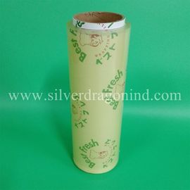 FDA approval high transparent PVC food cling film in 10 micron x 30cm x 300m