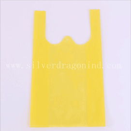 Standard size Eco-Friendly Biodegradable Non Woven T-shirt Bags for Shopping,30*14*50cm*50g