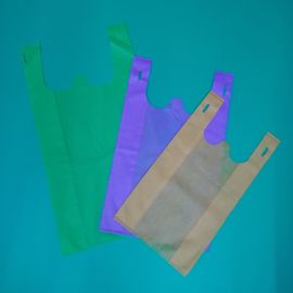 Eco-friendly non woven shopping bag in different colors,T-shirt style