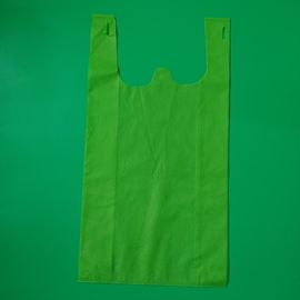 Eco-friendly vest non woven shopping bag, green, red, orange, purple, white, black color are available