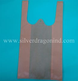 Eco-friendly 30gsm small non woven T-shirt shopping bag in different colors