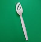 disposable biodegradable & 100% compostable PLA cutlery fork,165mm length,white color
